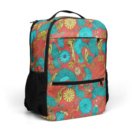 Coral Garden Rhapsody on a Utility Backpack