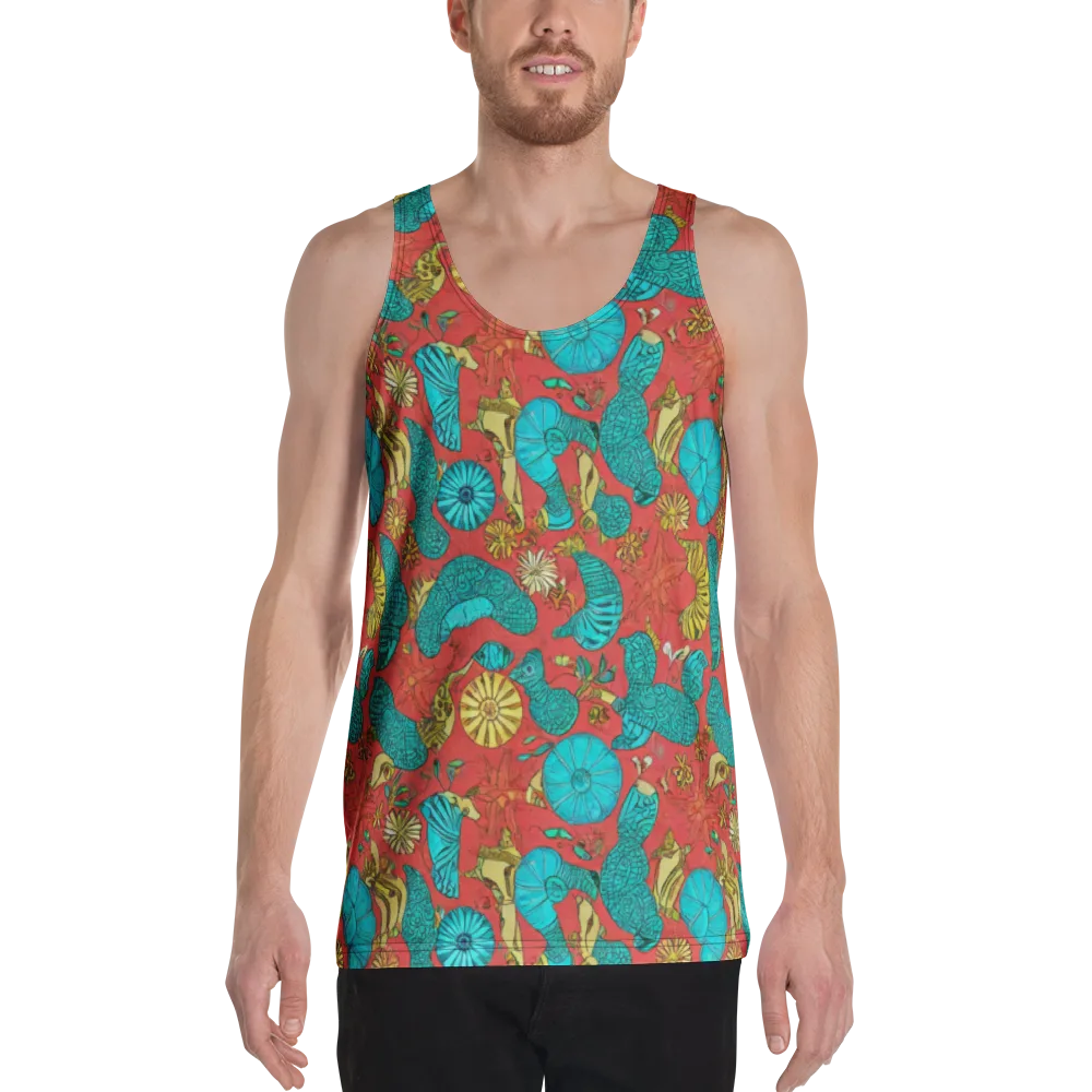 Coral Garden Rhapsody on Men's Tank Top — Front