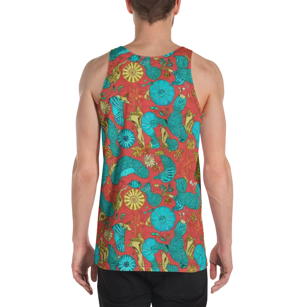 Coral Garden Rhapsody on Men's Tank Top — Back