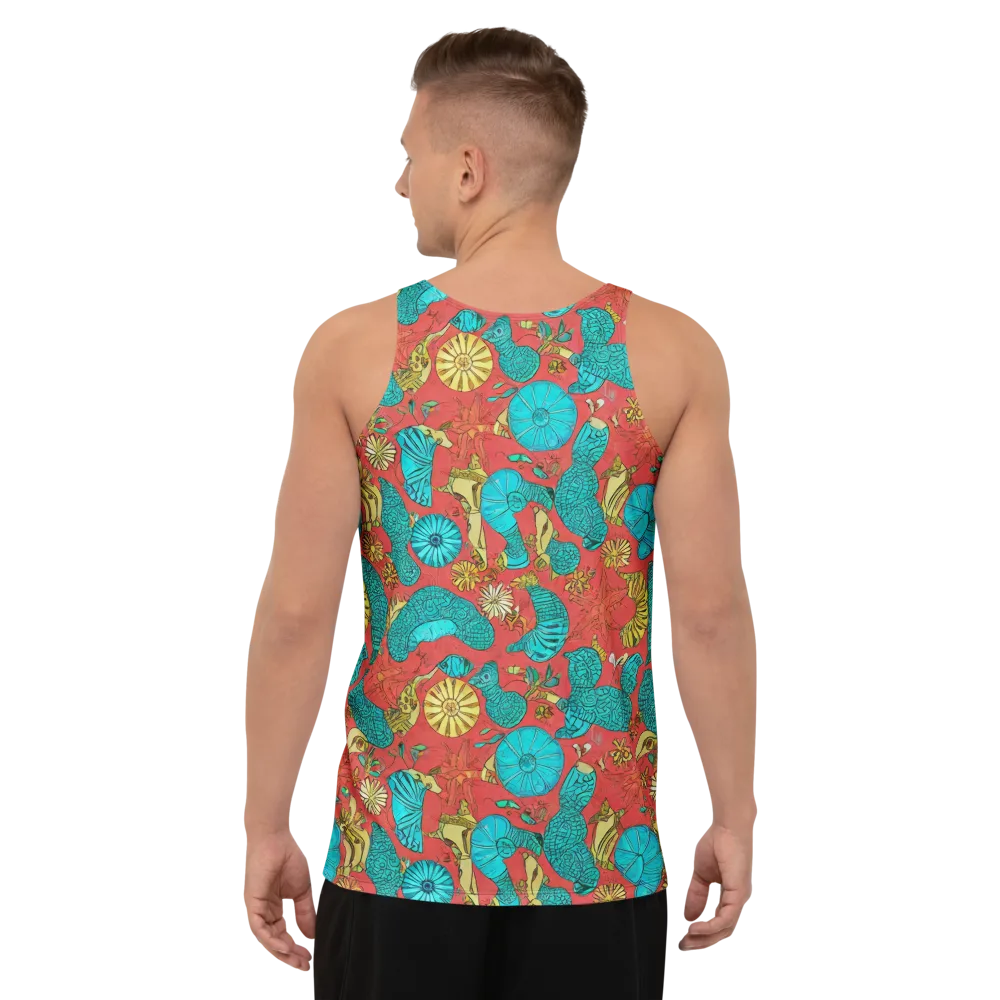 Coral Garden Rhapsody on Men's Tank Top — Back