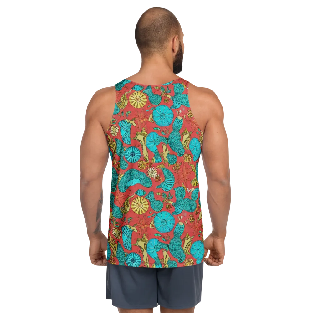 Coral Garden Rhapsody on Men's Tank Top — Back