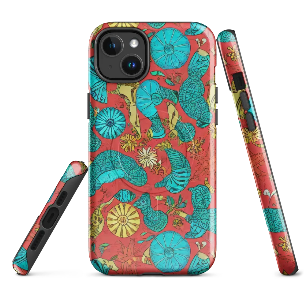 Coral Garden Rhapsody on MagSafe Tough Case for iPhone® — Front