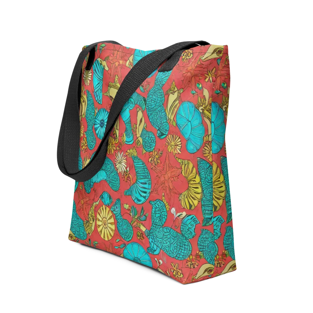 Coral Garden Rhapsody on Tote Bag — Front