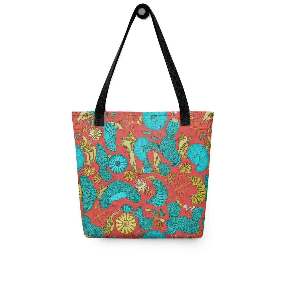 Coral Garden Rhapsody on Tote Bag — Front