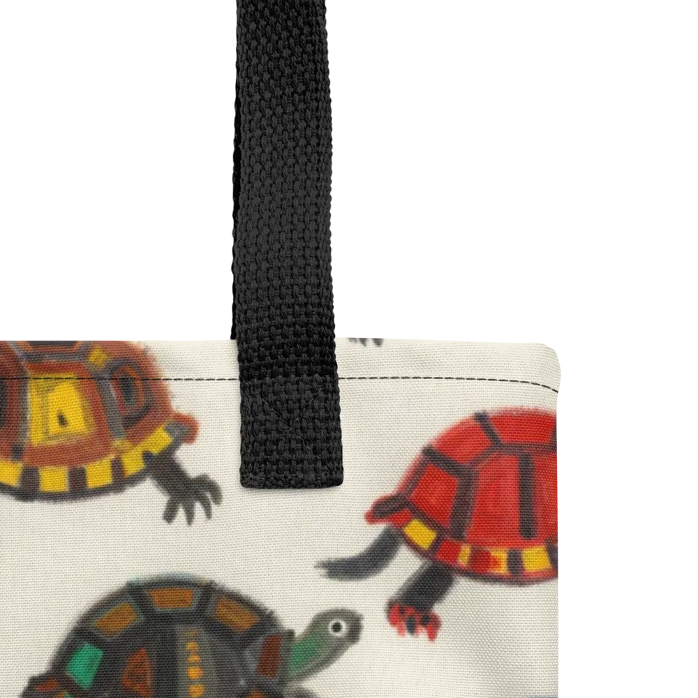 Painted Tortoises on Tote Bag — Product details