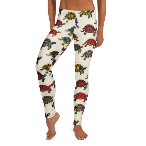 Painted Tortoises on a Leggings