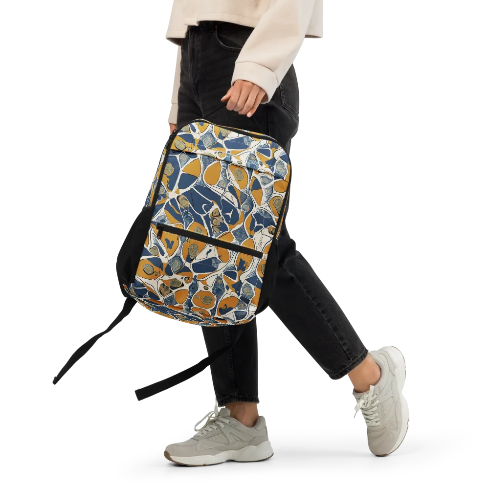 Ochre Tidepool on Utility Backpack — Front