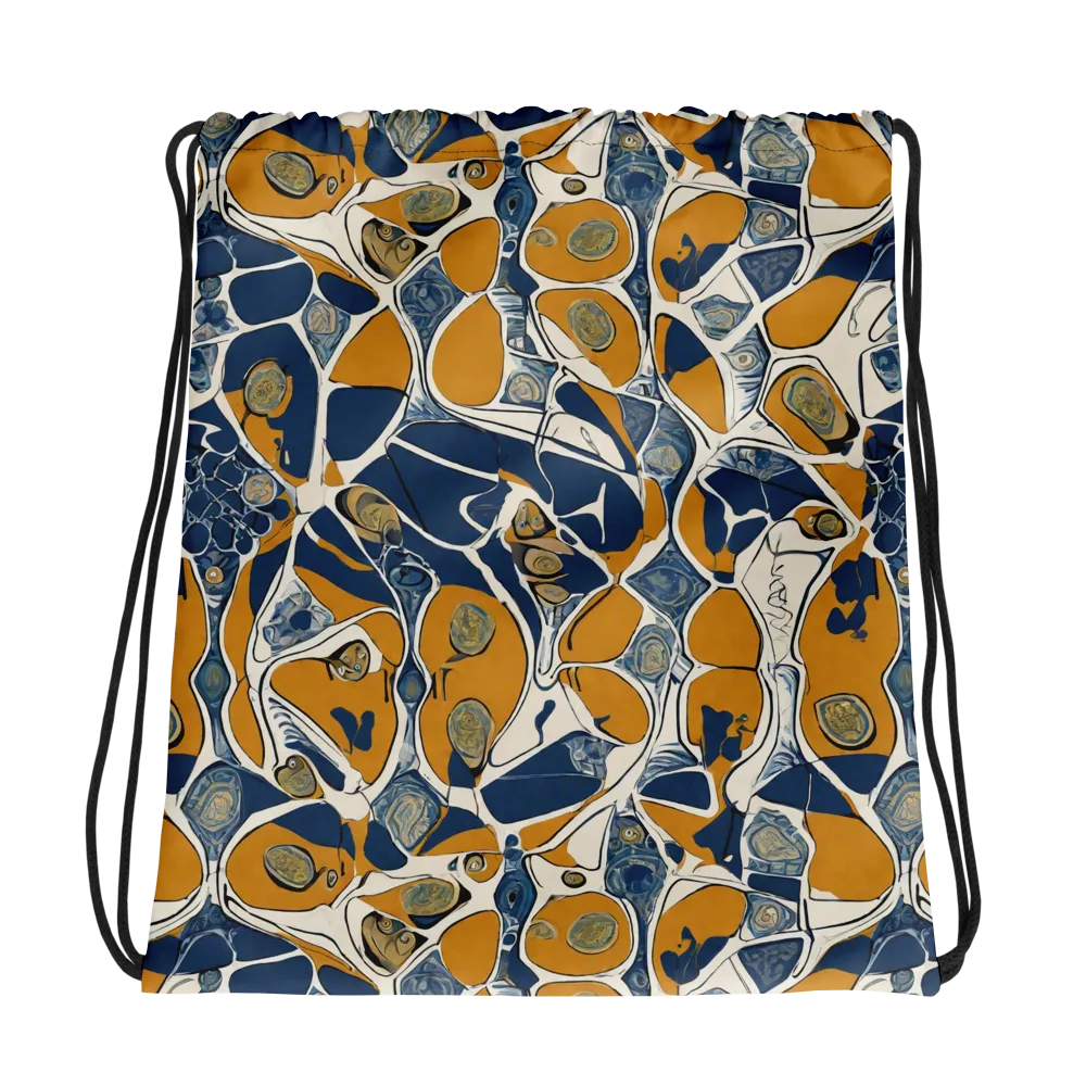 Ochre Tidepool on Drawstring Bag — Photo