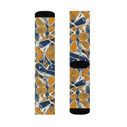 Ochre Tidepool on a Socks
