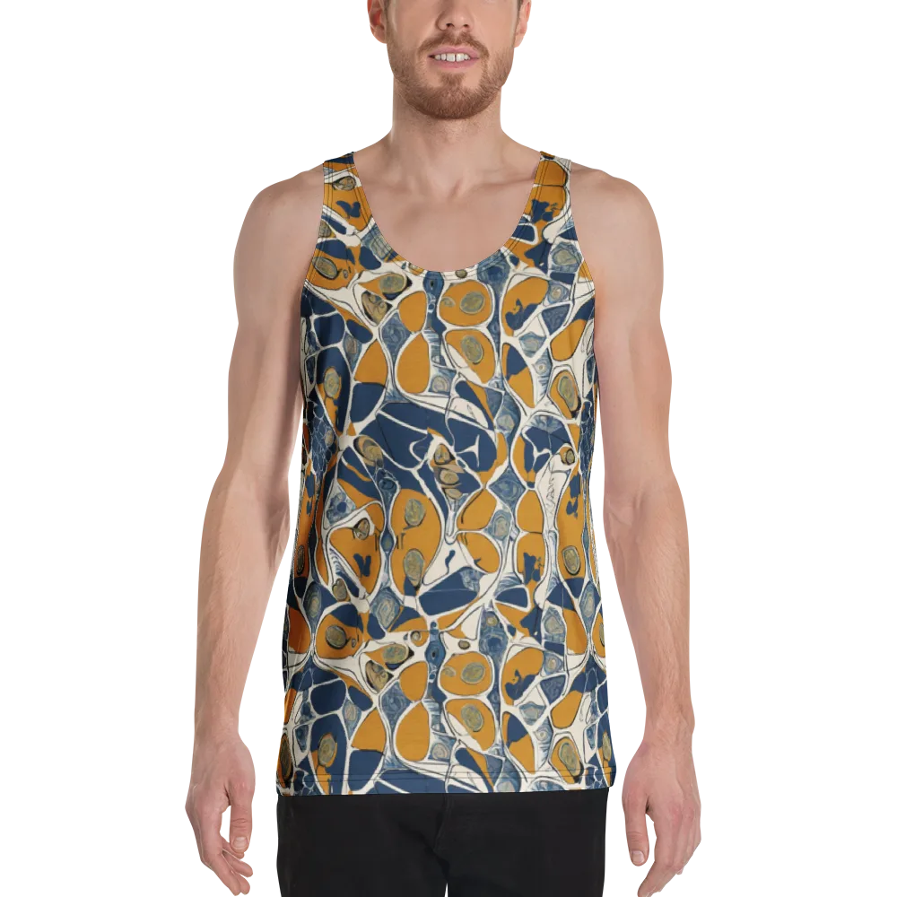 Ochre Tidepool on Men's Tank Top — Front