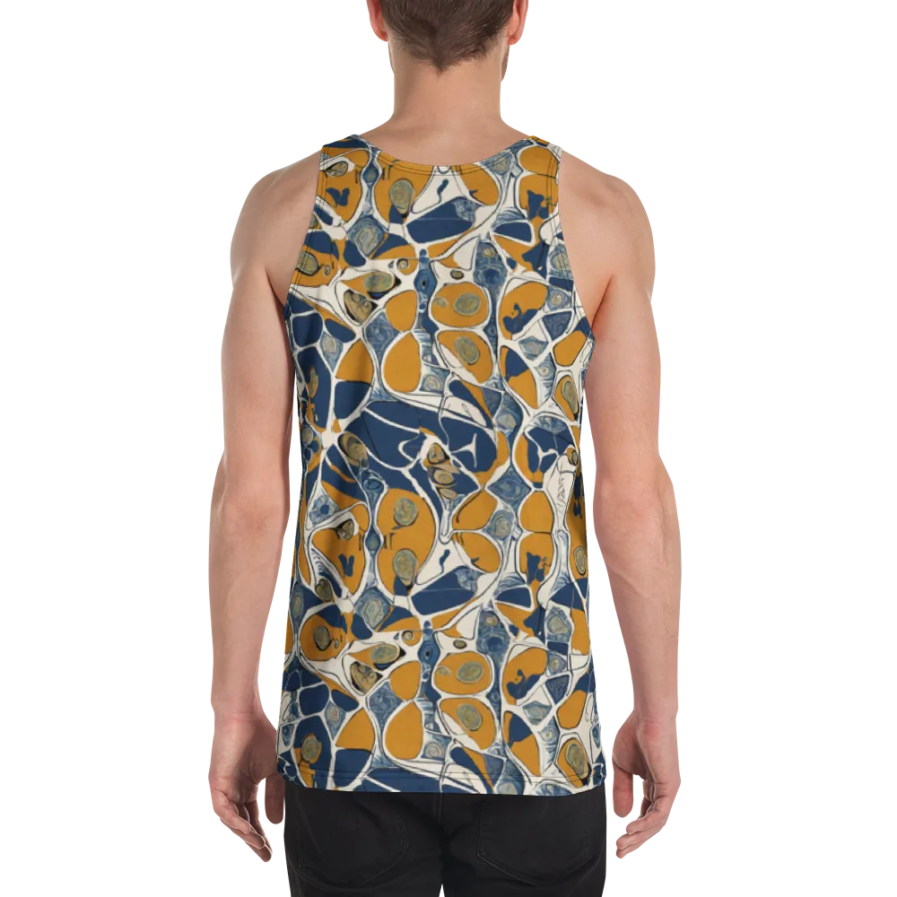 Ochre Tidepool on Men's Tank Top — Back