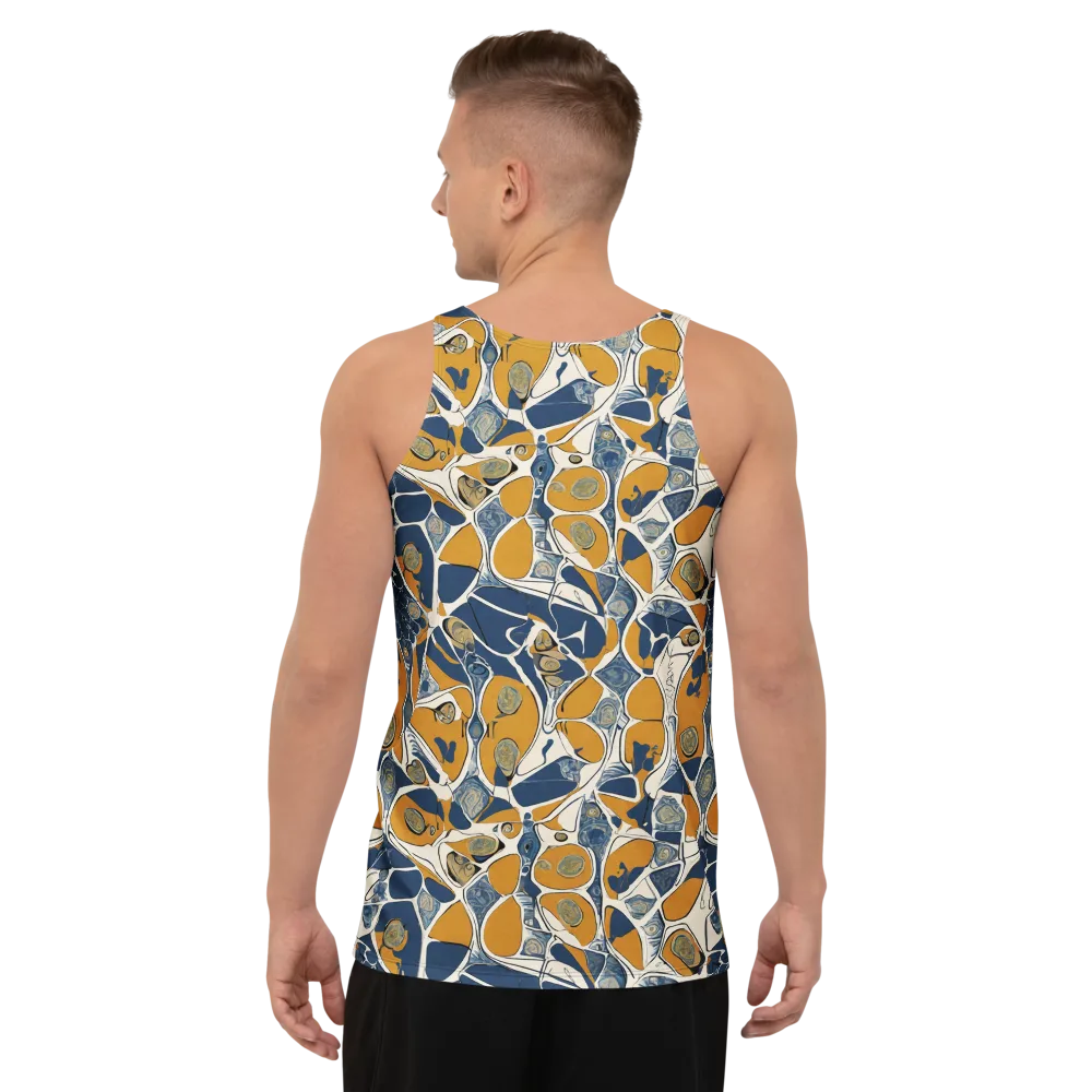 Ochre Tidepool on Men's Tank Top — Back