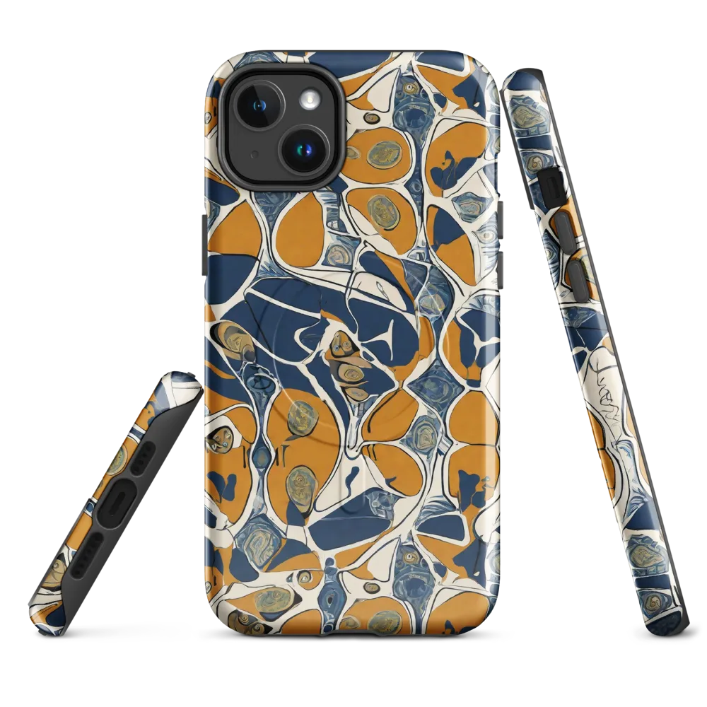 Ochre Tidepool on MagSafe Tough Case for iPhone® — Front