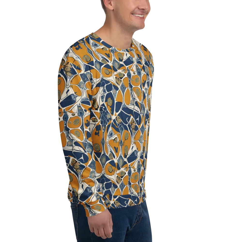 Ochre Tidepool on Sweatshirt — Right Front