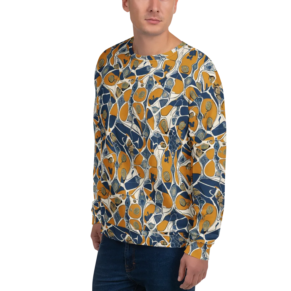Ochre Tidepool on Sweatshirt — Left Front