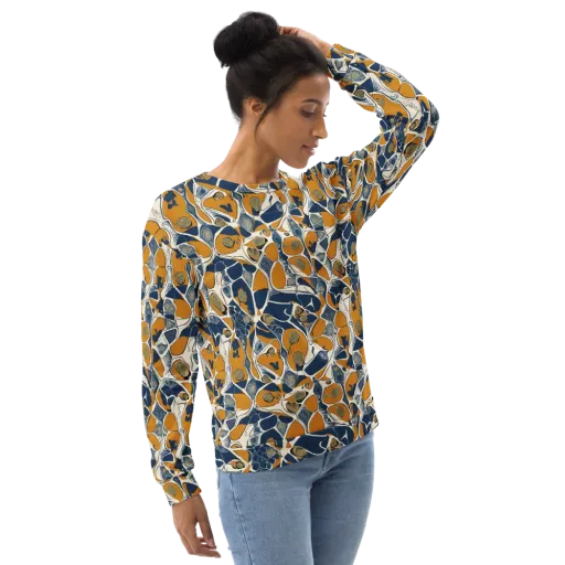 Ochre Tidepool on a Sweatshirt