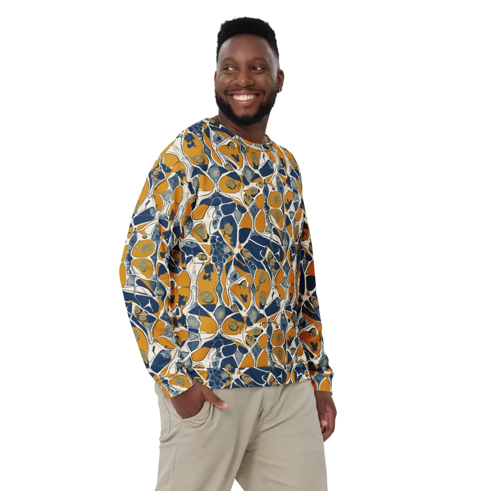 Ochre Tidepool on Sweatshirt — Front