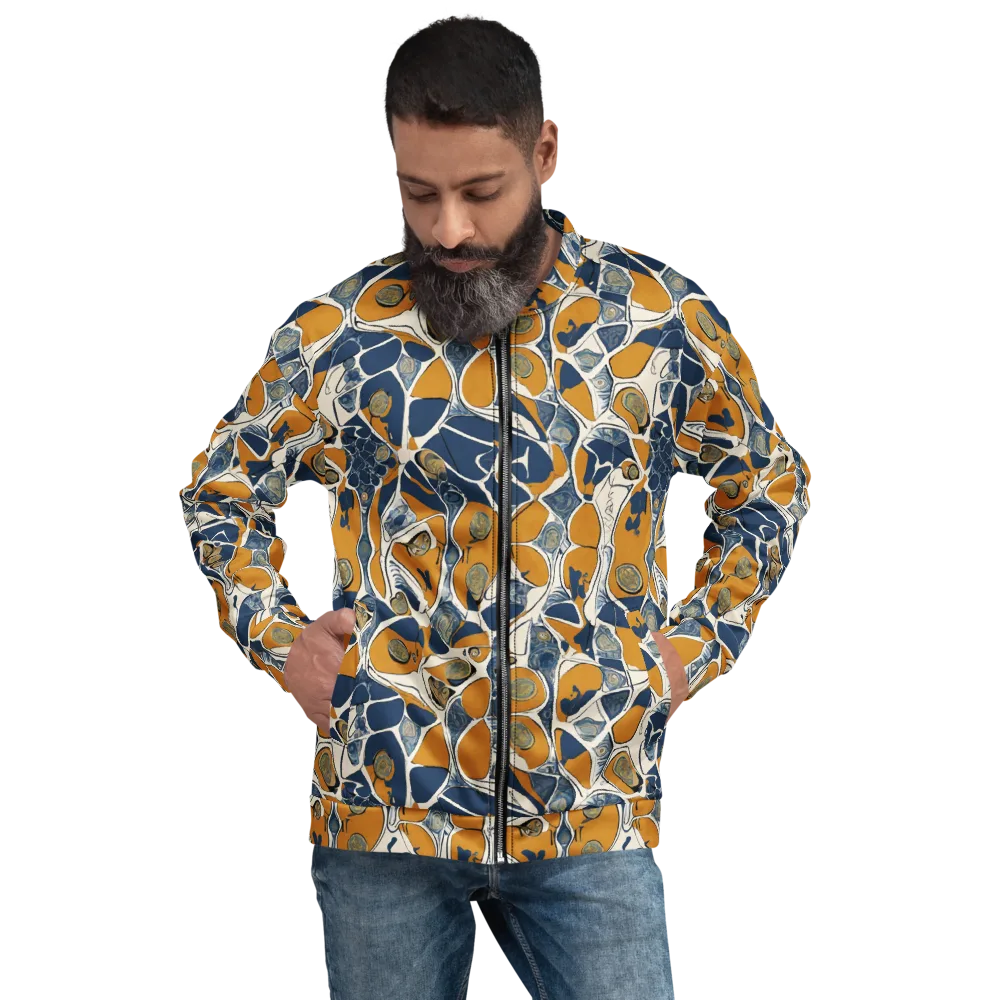 Ochre Tidepool on Bomber Jacket — Front