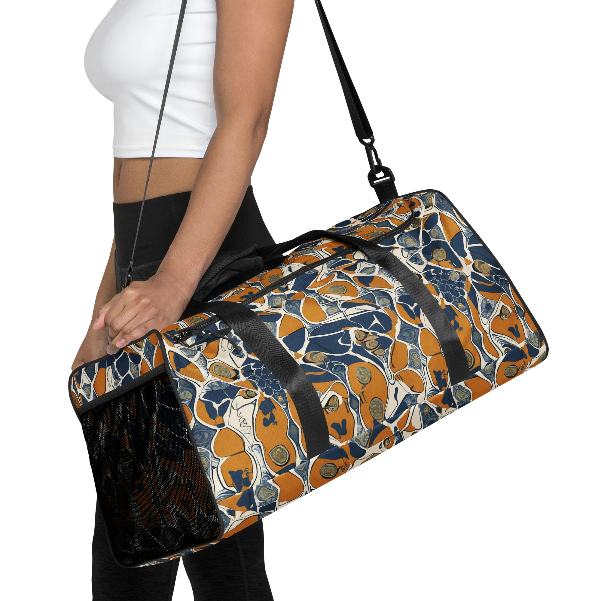 Ochre Tidepool on Duffle Bag — Front