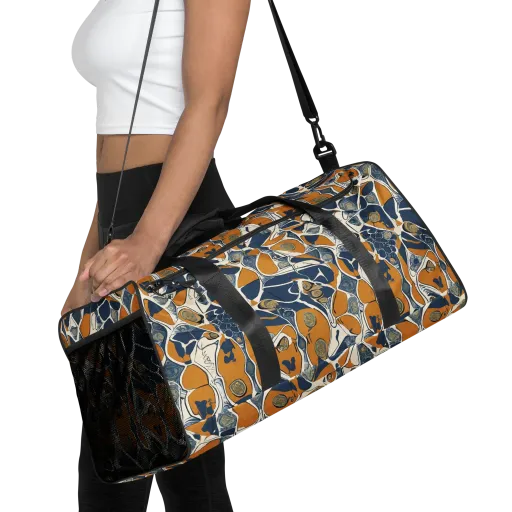 Ochre Tidepool on a Duffle Bag