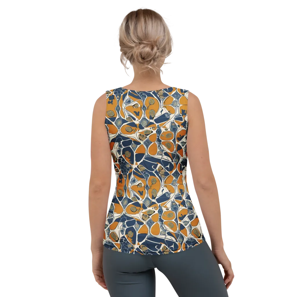 Ochre Tidepool on Women's Tank Top — Back