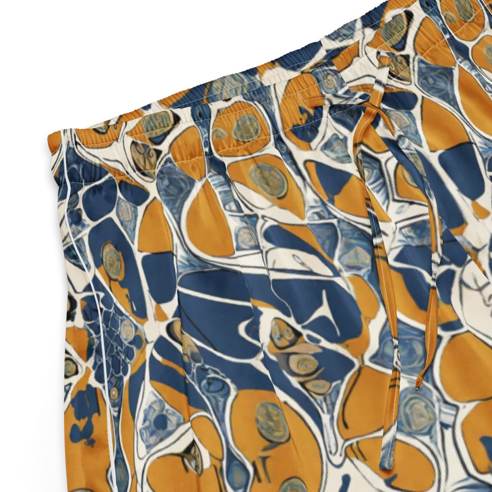 Ochre Tidepool on Women's Pajama Shorts — Product details