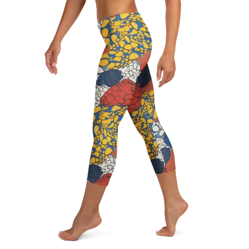 Chromatic Carapace on a Capri Leggings