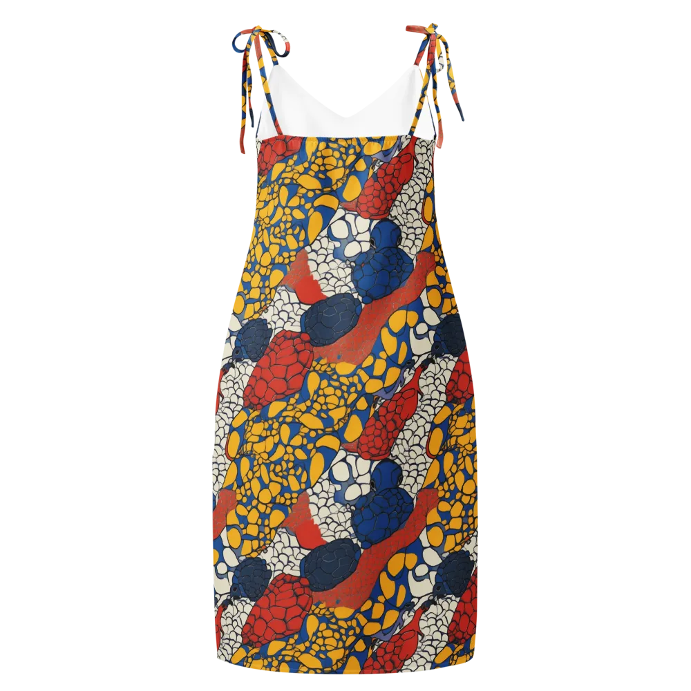 Chromatic Carapace on Slip Dress — Back