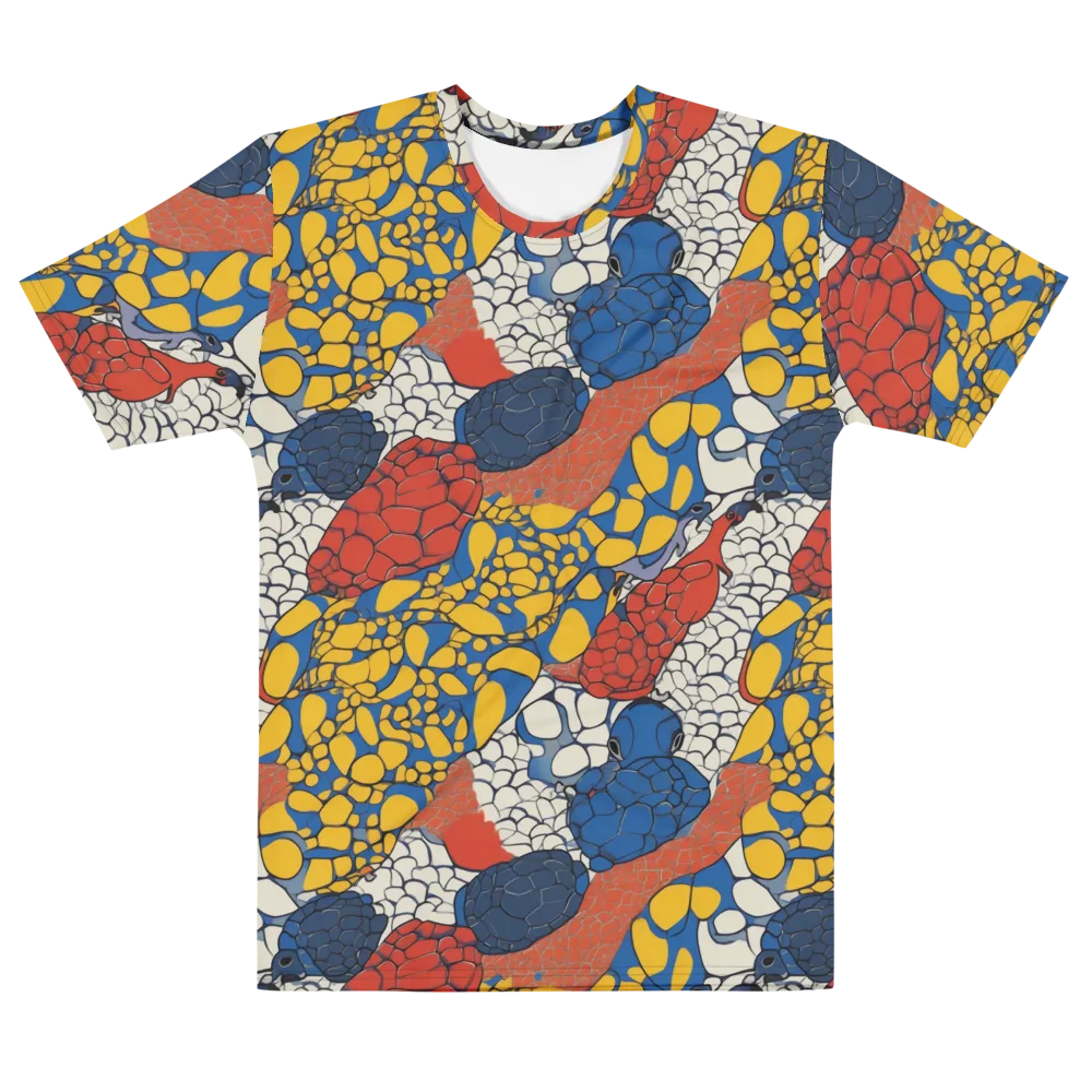 Chromatic Carapace on Men's Cotton Crew Neck T-Shirt — Front