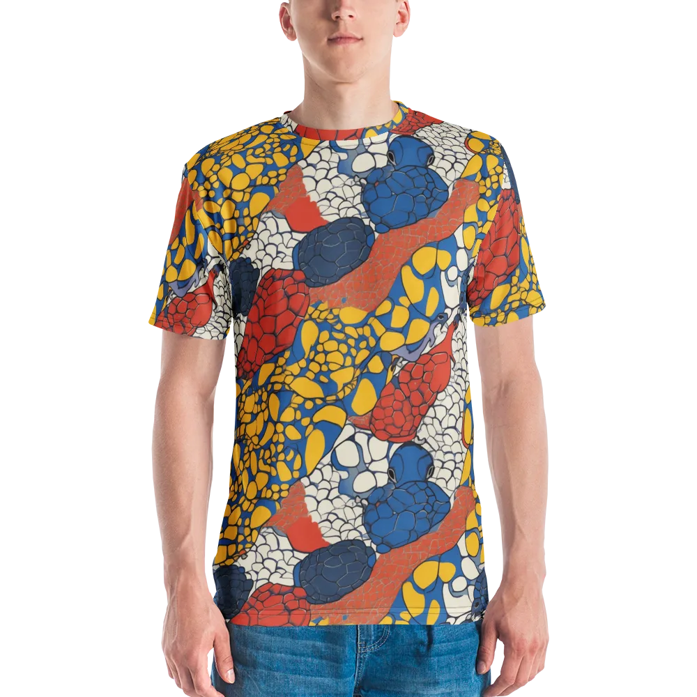 Chromatic Carapace on Men's Crew Neck T-Shirt — Front
