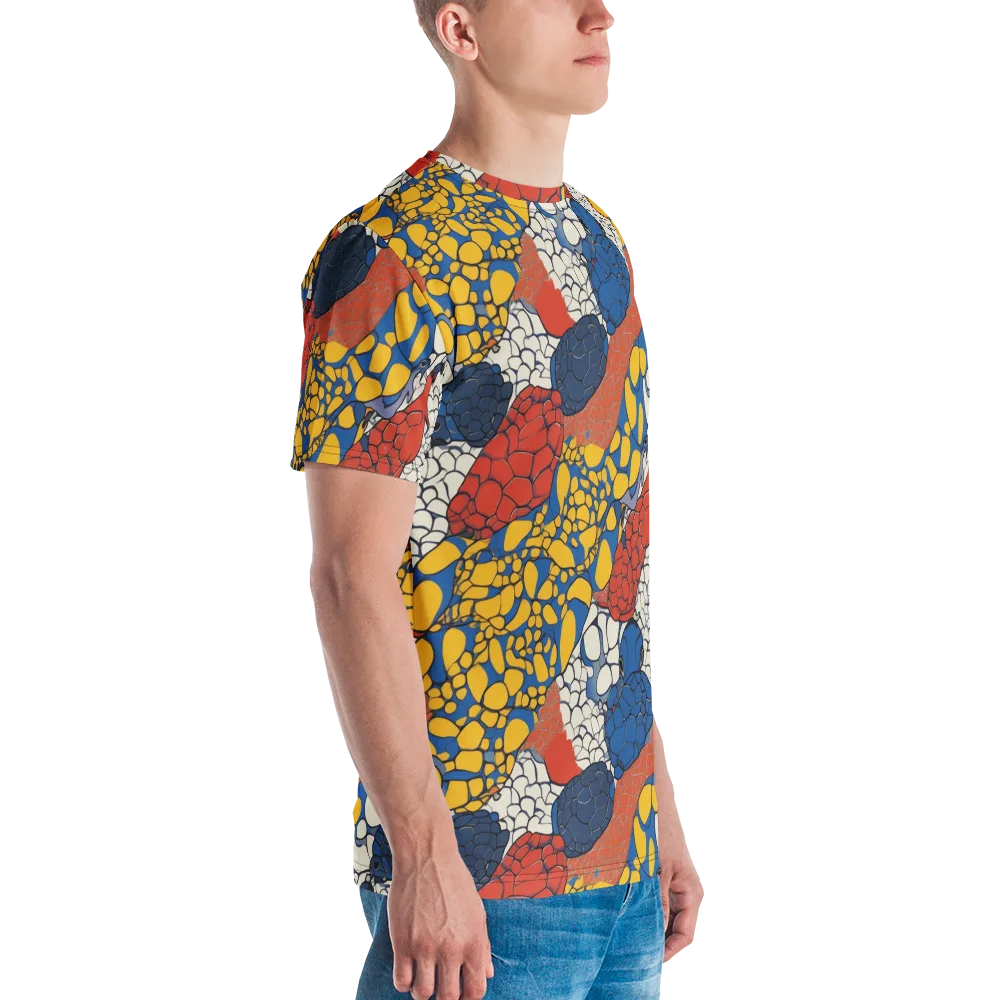 Chromatic Carapace on Men's Crew Neck T-Shirt — Right