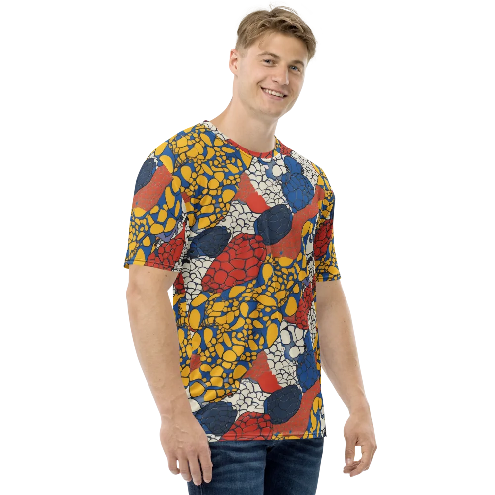 Chromatic Carapace on Men's Crew Neck T-Shirt — Right