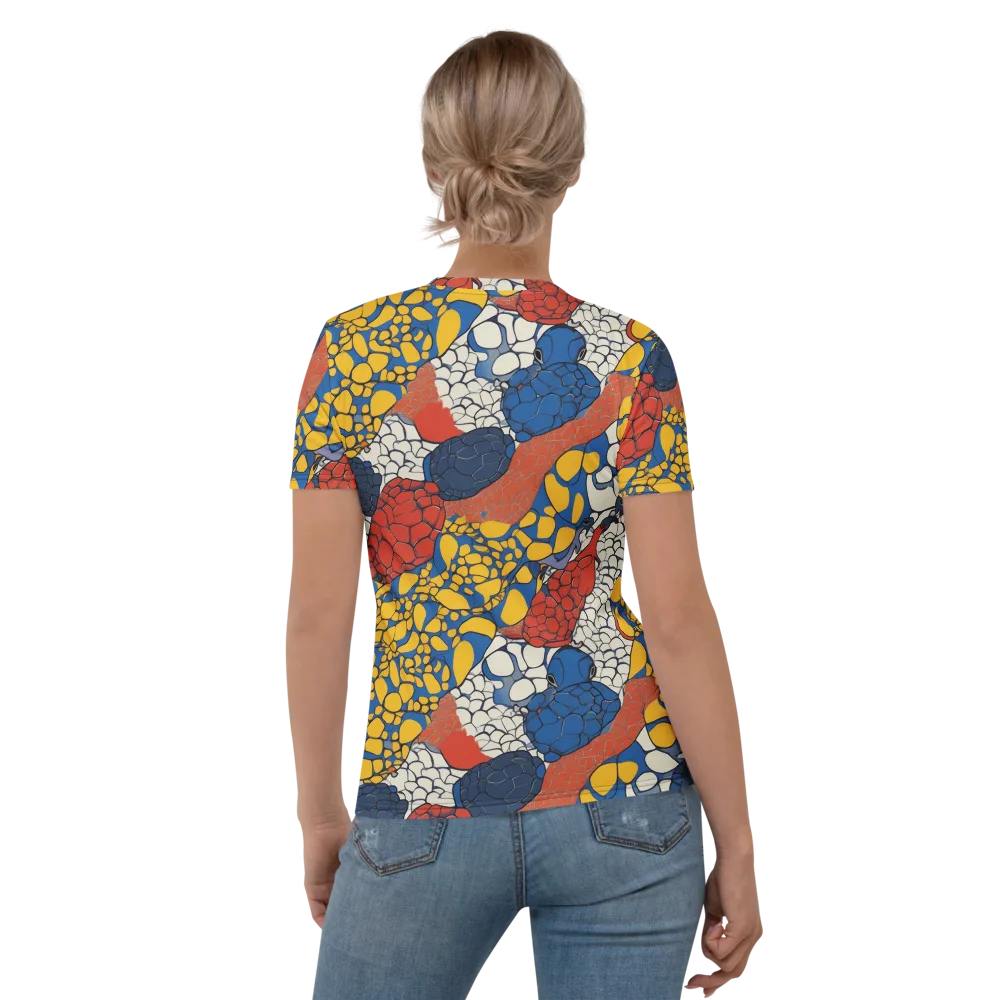 Chromatic Carapace on Women's Crew Neck T-Shirt — Back