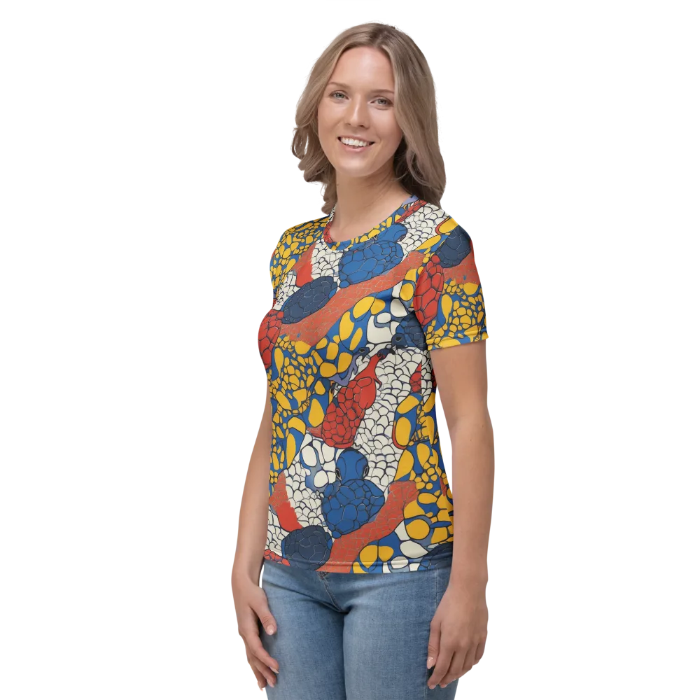 Chromatic Carapace on Women's Crew Neck T-Shirt — Left
