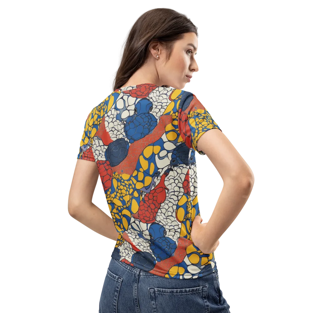 Chromatic Carapace on Women's Crew Neck T-Shirt — Back