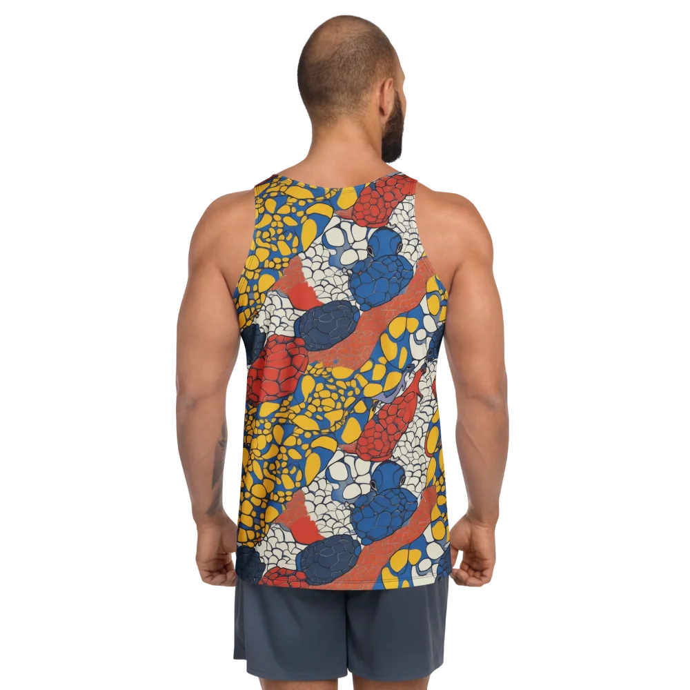 Chromatic Carapace on Men's Tank Top — Back