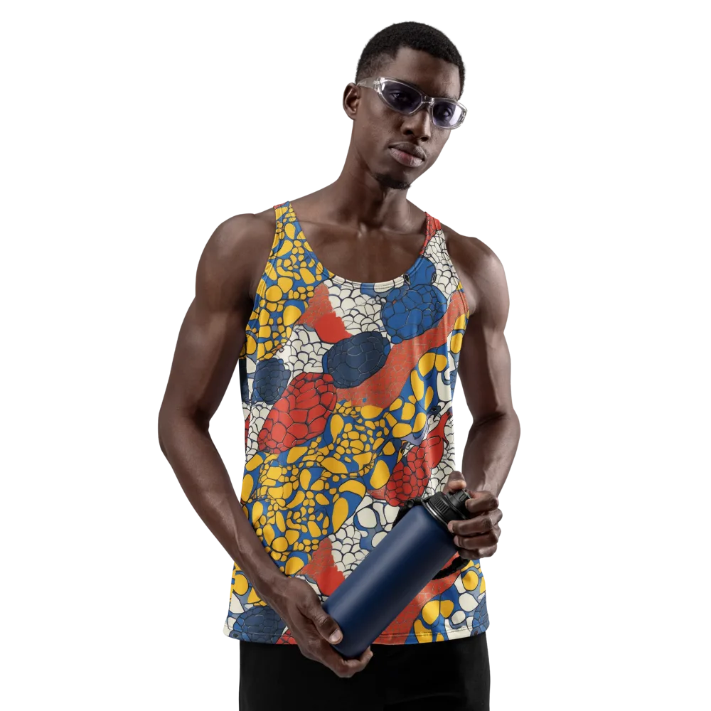 Chromatic Carapace on Men's Tank Top — Front