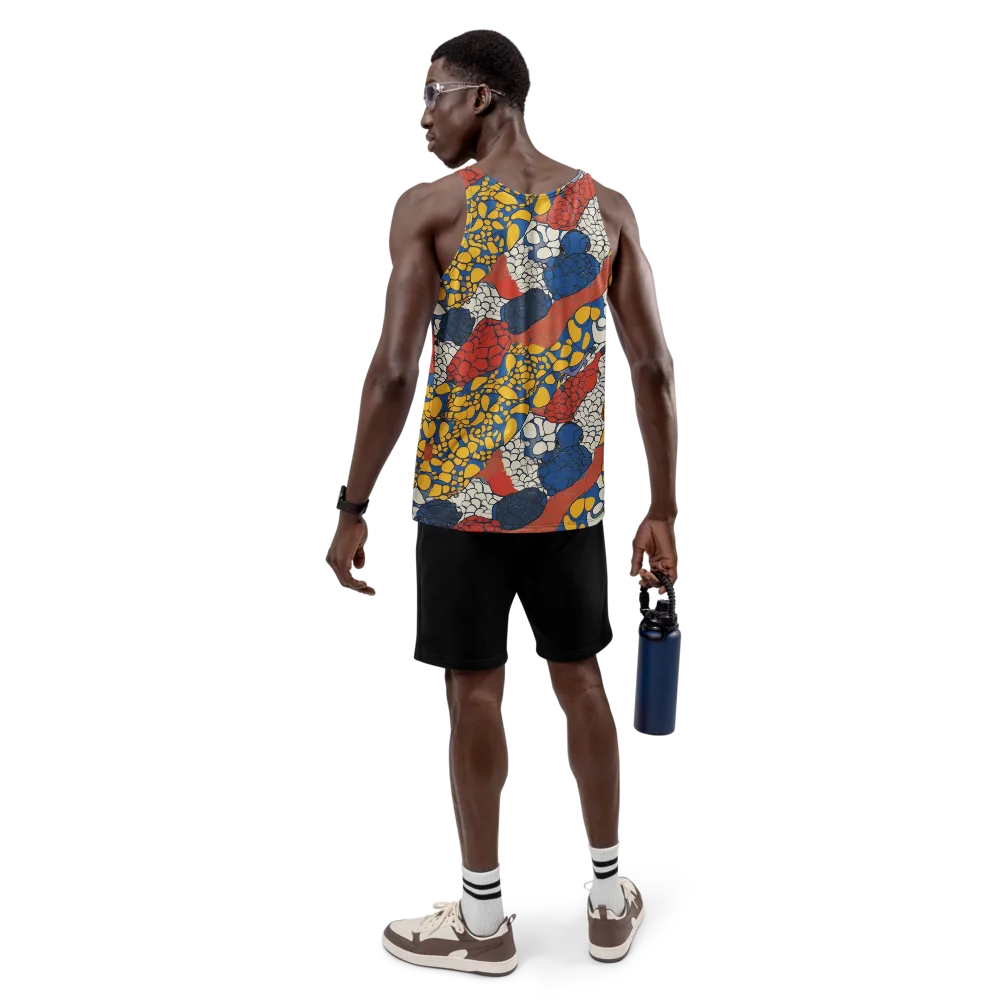 Chromatic Carapace on Men's Tank Top — Back