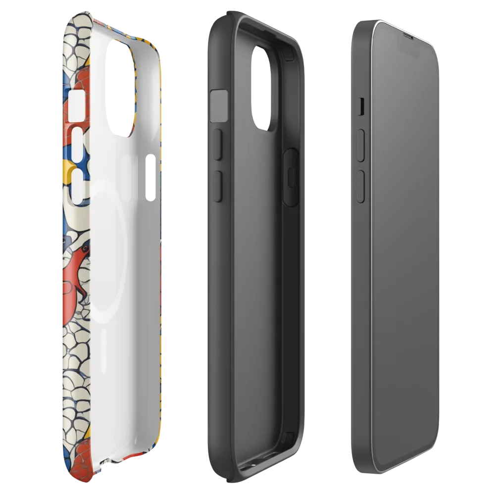 Chromatic Carapace on MagSafe Tough Case for iPhone® — Front
