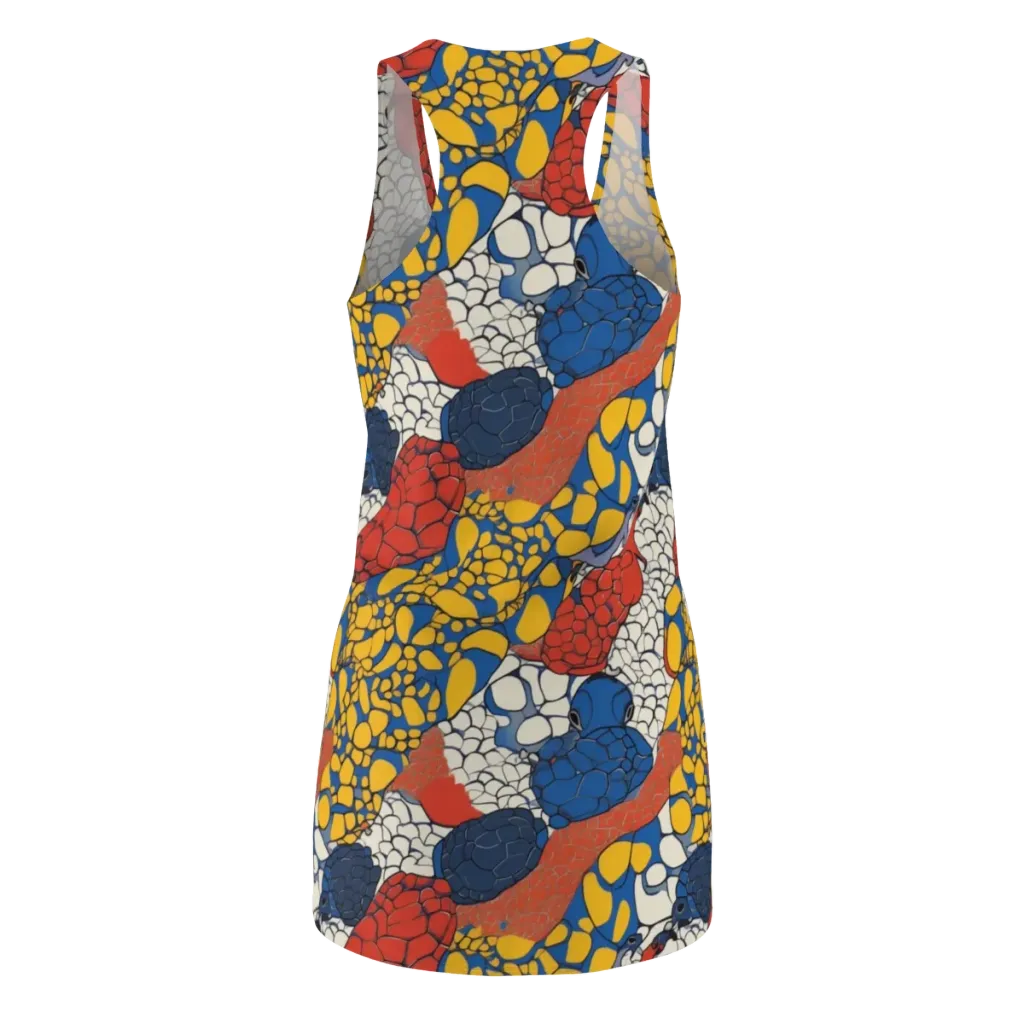 Chromatic Carapace on Racerback Dress — Back