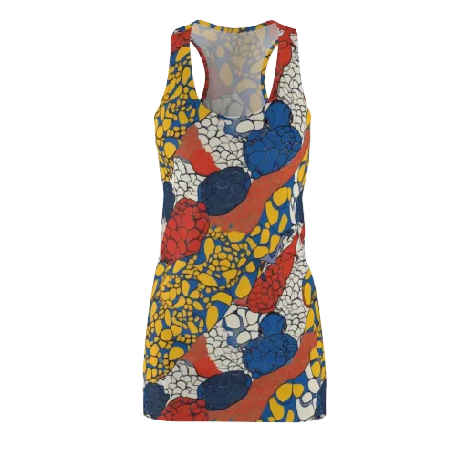 Chromatic Carapace on a Racerback Dress