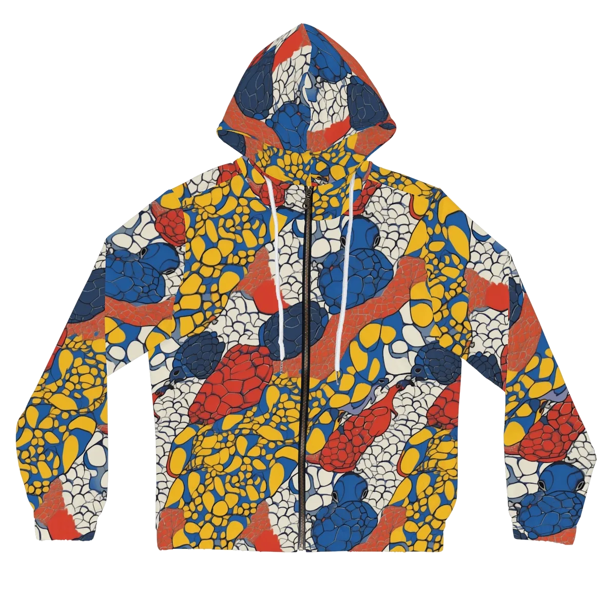 Chromatic Carapace on Women's Full-Zip Hoodie — Front