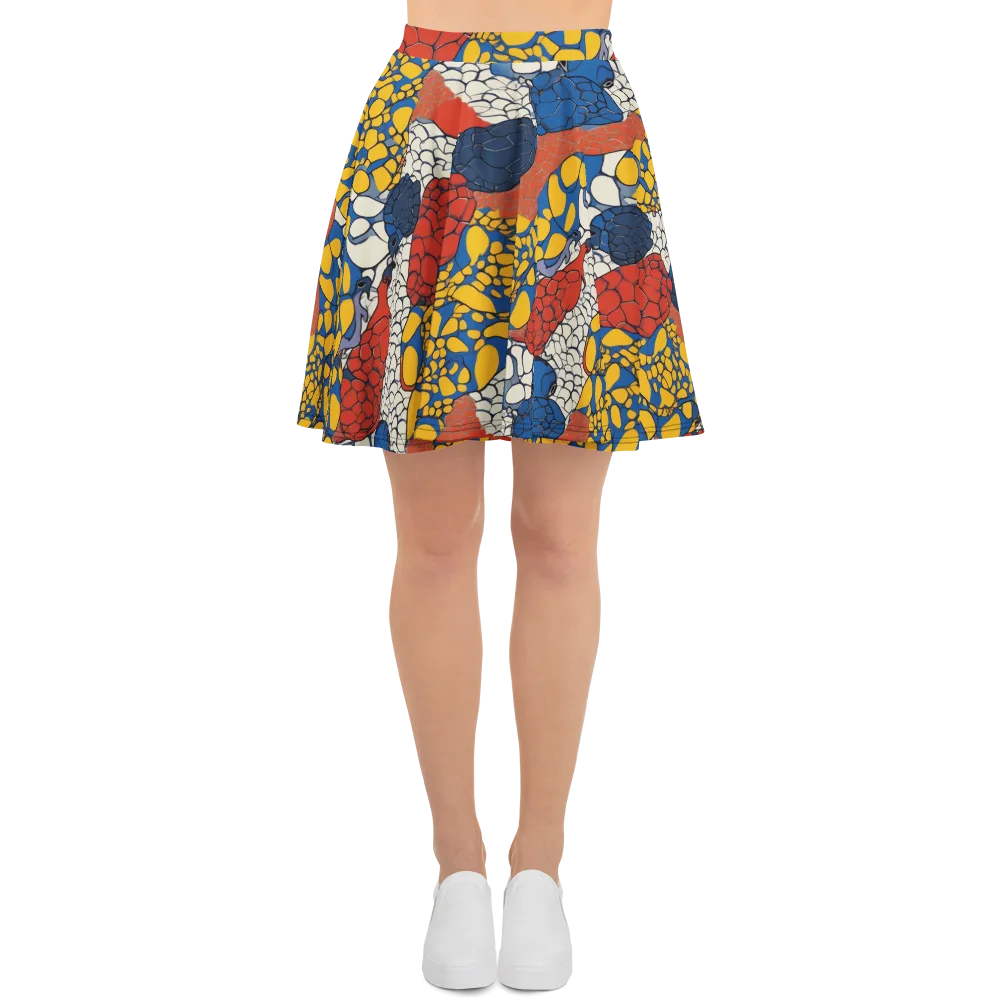 Chromatic Carapace on Skater Skirt — Front