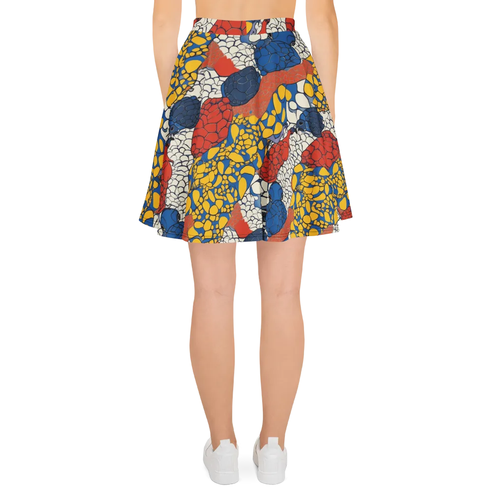 Chromatic Carapace on Skater Skirt — Back