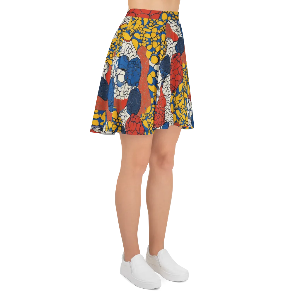 Chromatic Carapace on Skater Skirt — Right