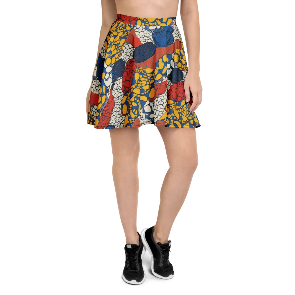 Chromatic Carapace on Skater Skirt — Front