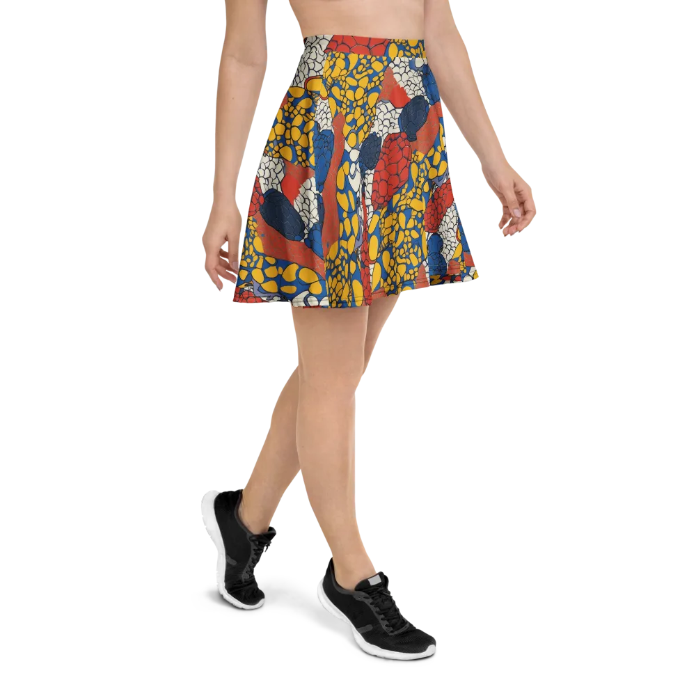 Chromatic Carapace on Skater Skirt — Right