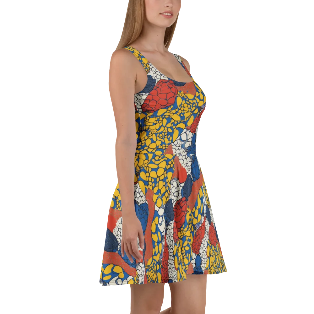 Chromatic Carapace on Skater Dress — Right