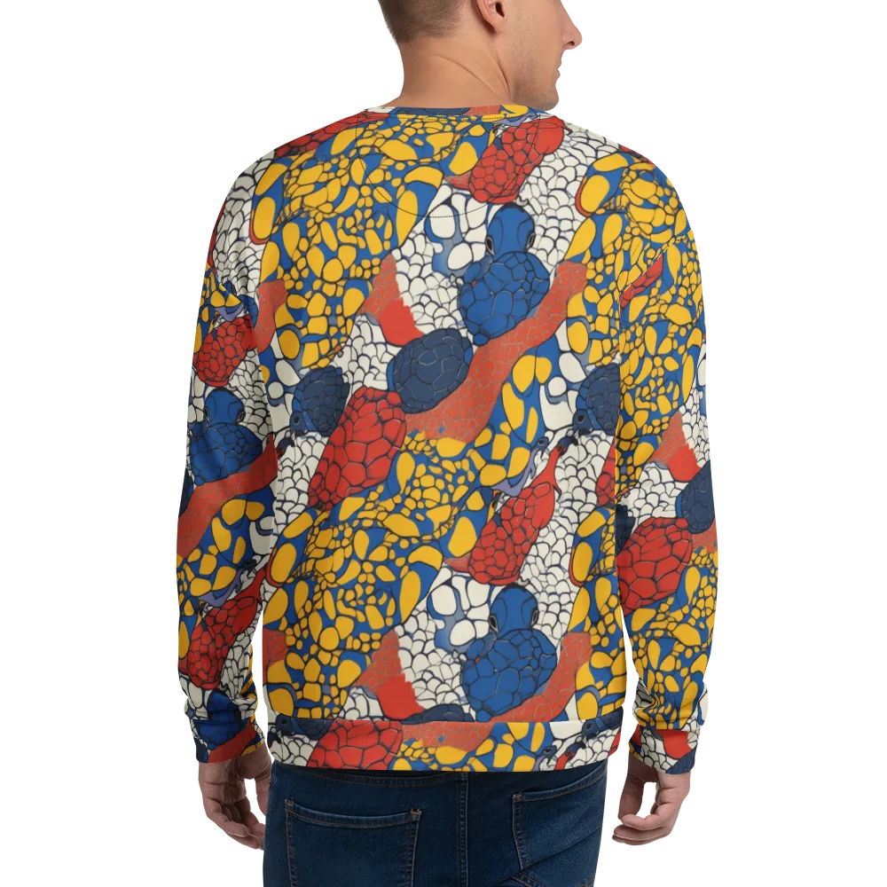 Chromatic Carapace on Sweatshirt — Back