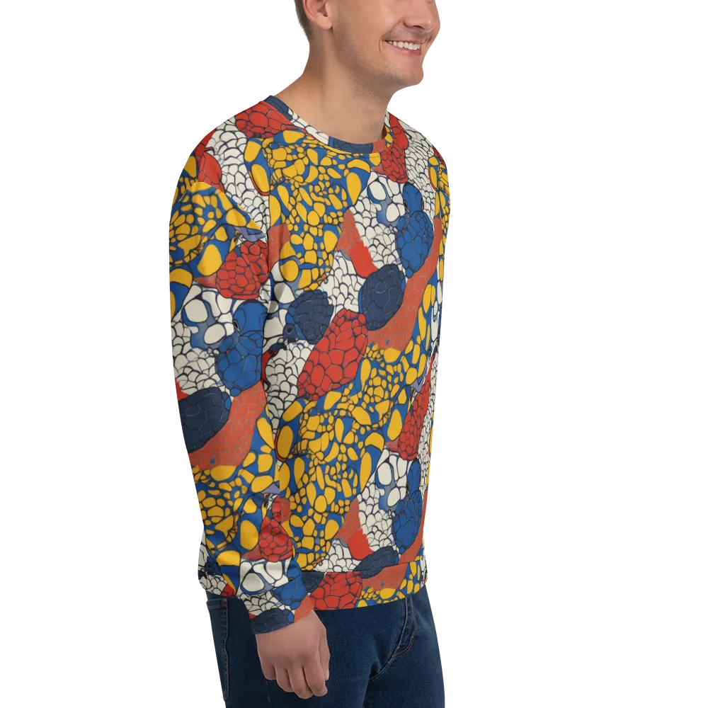 Chromatic Carapace on Sweatshirt — Right Front